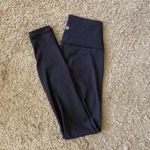 High Rise Basic Black Lululemon Yoga Pants